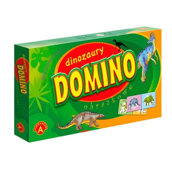ALEXANDER Domino dinozaury gra edukacyjna