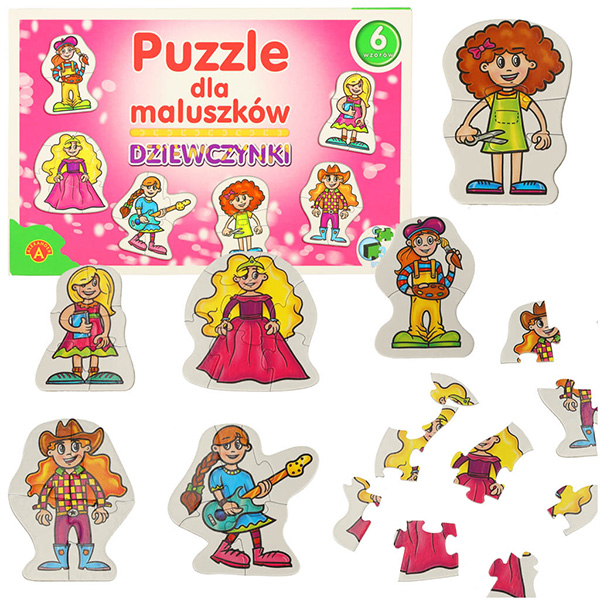 ALEXANDER Puzzle dla maluszkow dziewczynki