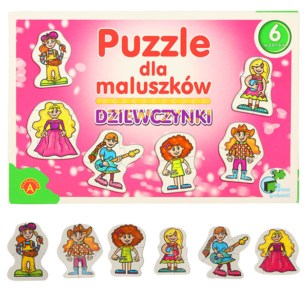 ALEXANDER Puzzle dla maluszkow dziewczynki