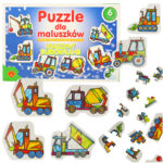 ALEXANDER Puzzle dla maluszkow maszyny budowlane
