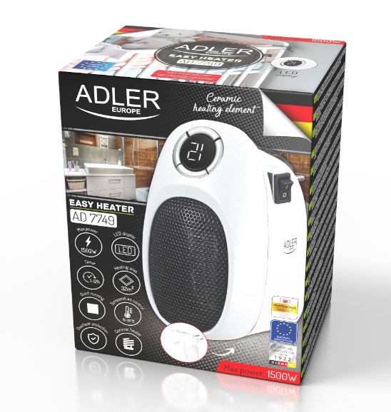Adler AD 7749 Termowentylator Easy heater