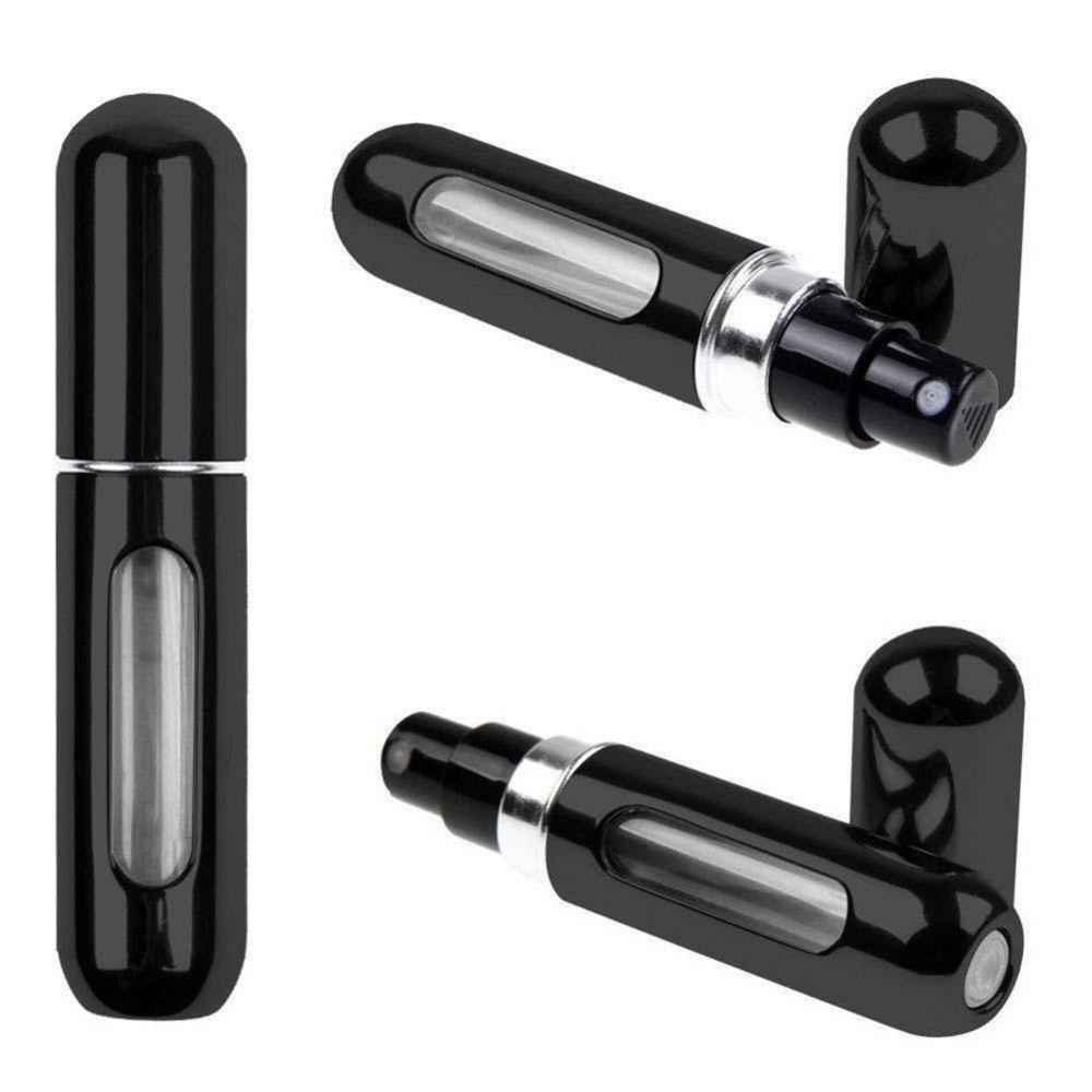 Atomizer podrozny do perfum 5ml dozownik czarny
