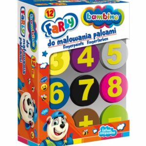 BAMBINO Farby do malowania palcami 12 kolorow