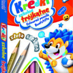 BAMBINO Kredki szkolne trojkatne 12 kolorow