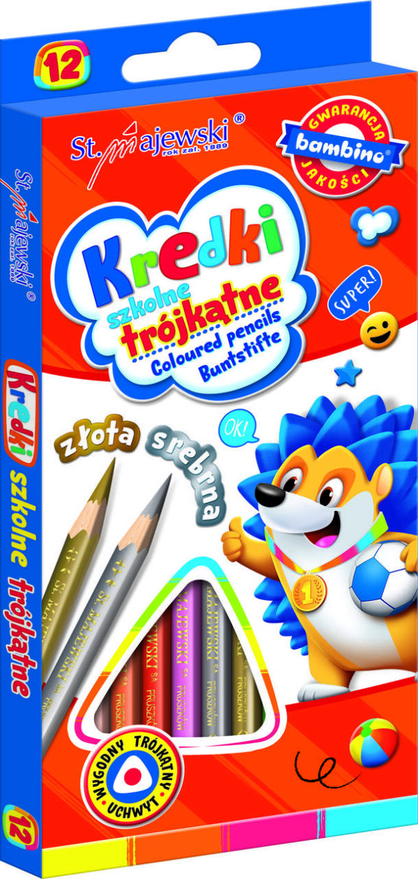 Bambino Troika School Peruzky 12 farieb Bambino Troika School Peruzky 12 farieb