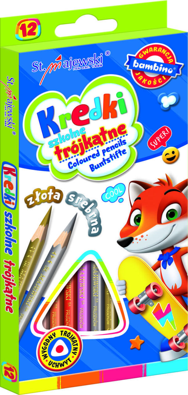 Bambino Troika School Peruzky 12 farieb