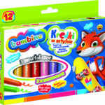 BAMBINO Kredki w sztyfcie 12 kolorow