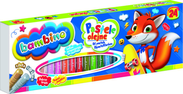 BAMBINO Pastele olejne 24 kolory BAMBINO Pastele olejne 24 kolory