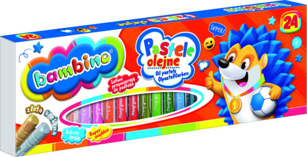 BAMBINO Pastele olejne 24 kolory