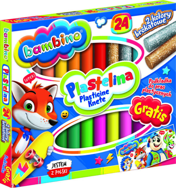 BAMBINO Classic Plasticine 24 colors BAMBINO Classic Plasticine 24 colors