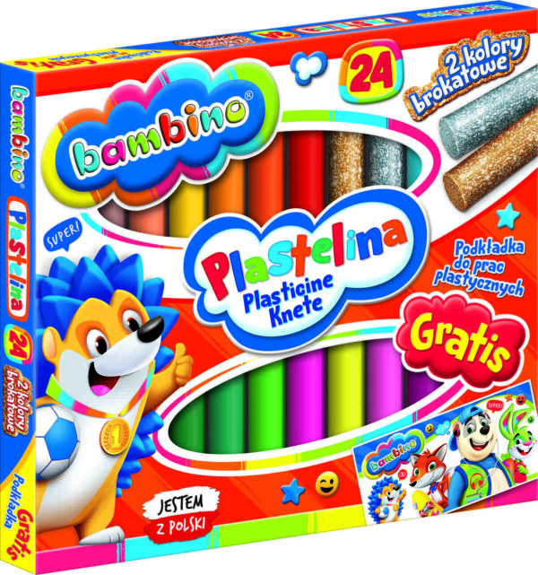 BAMBINO Classic Plasticine 24 colors