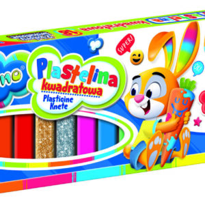 BAMBINO Štvorcová plastelína 18 farieb