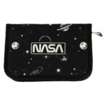 BAMBINO piornik dwuklapkowy czarny planety