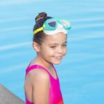 BESTWAY 22011 Okulary maska do plywania nurkowania zielone