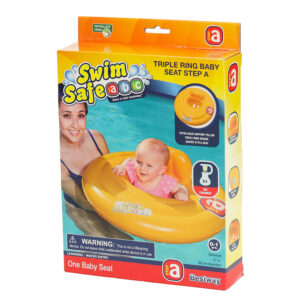 BESTWAY 32096 Kolko do plywania dla niemowlat kolo pontonik dla dzieci z siedziskiem pomaranczowe max 15kg 6 18miesiecy