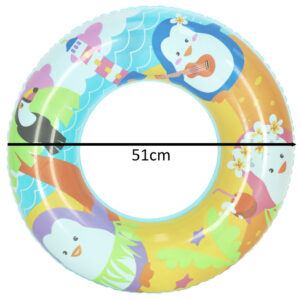 BESTWAY 36113 Kolo do plywania dmuchane plazowe 51cm pingwiny max 60kg 3 6 lat