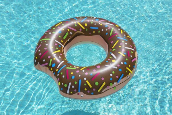 BESTWAY 36118 Kolo do plywania donut 107cm brazowe BESTWAY 36118 Kolo do plywania donut 107cm brazowe