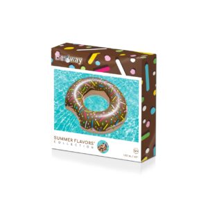 BESTWAY 36118 Kolo do plywania donut 107cm brazowe