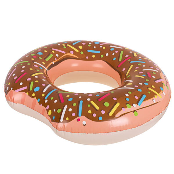 BESTWAY 36188 Kolo do plywania dmuchane donut brazowe 107cm max 100 kg