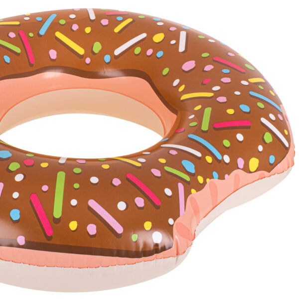 BESTWAY 36188 Kolo do plywania dmuchane donut brazowe 107cm max 100 kg