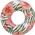 BESTWAY 36237 Kolo dmuchane kwiaty liscie bialy roz