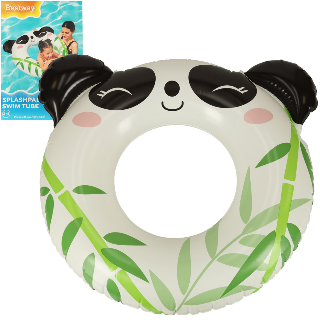 BESTWAY 36351 Kolo do plywania dmuchane panda