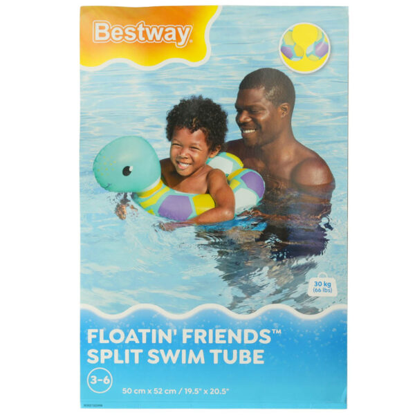 BESTWAY 36405 Kolo do plywania dmuchane zolw 3 6 lat 30kg