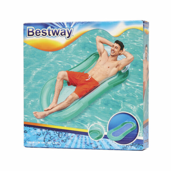 BESTWAY 43103 Materac do plywania dmuchany siateczkowy mietowy