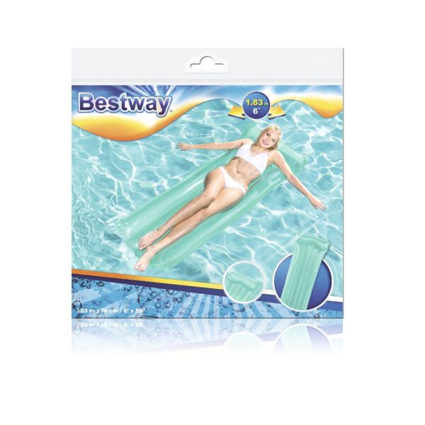BESTWAY 44013 Materac dmuchany do plywania niebieski