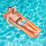 BESTWAY 44013 Materac dmuchany do plywania pomaranczowy