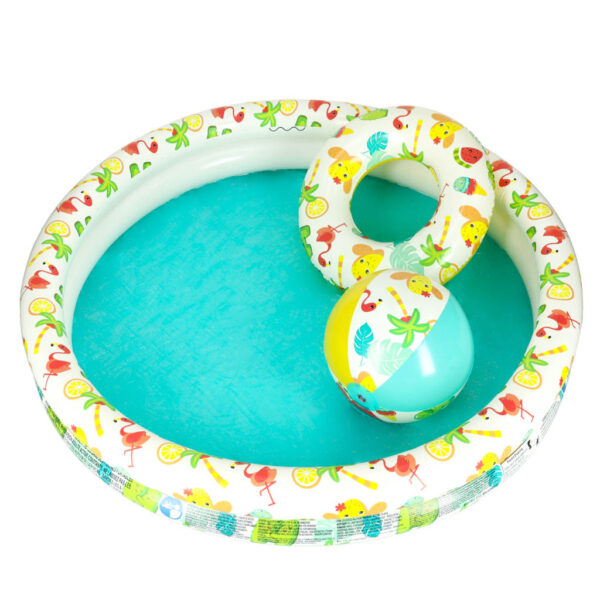 BESTWAY 51124 Basen pilka kolko brodzik 122cm 2 4 lata BESTWAY 51124 Basen pilka kolko brodzik 122cm 2 4 lata