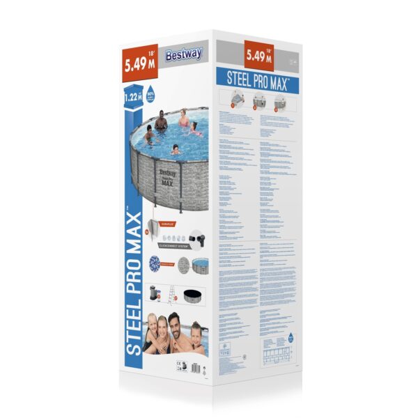 BESTWAY 5618Y Basen ogrodowy stelazowy 549cm 23062L