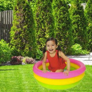 BESTWAY 57107 Basen ogrodowy dmuchany dla dzieci teczowy