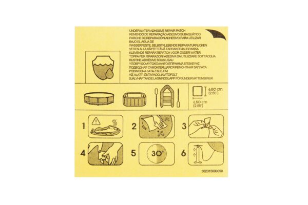 BESTWAY 62091 Latki naprawcze do basenu 10szt BESTWAY 62091 Latki naprawcze do basenu 10szt