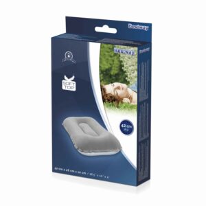 BESTWAY 67121 Poduszka dmuchana turystyczna welur