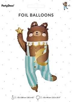 Balon foliowy Mis 55cm x 90cm