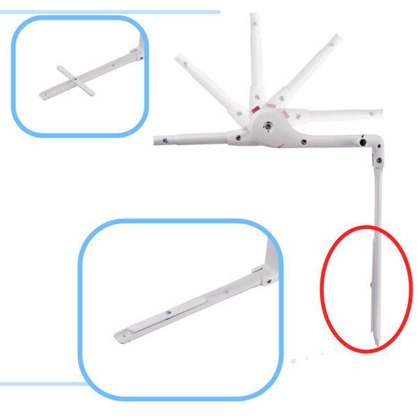 KX5318 Barierka ochronna bramka osłonka do łóżka 90cm zwierz