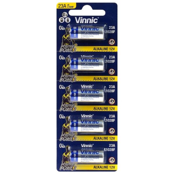 Bateria Vinnic 23A L1028 cena za 5 szt Bateria Vinnic 23A L1028 cena za 5 szt