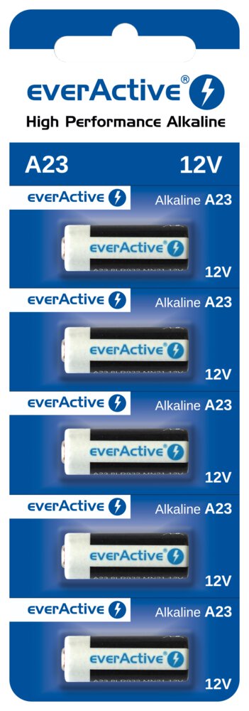 Bateria everActive Alkaline 23A blister 5szt Bateria everActive Alkaline 23A blister 5szt