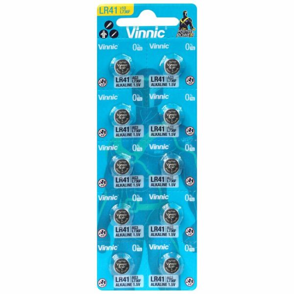 Bateria guzikowa Vinnic LR41 LR736 cena za 10 szt Bateria guzikowa Vinnic LR41 LR736 cena za 10 szt