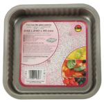 Blacha do pieczenia tortownica forma do ciast wypiekow 24cm x 24cm szara