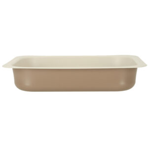 Blacha do pieczenia tortownica forma do ciast wypiekow tloczona 29cm x 22cm x 6cm brazowa