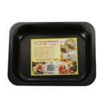 Blacha do pieczenia tortownica forma do ciast wypiekow uniwersalna 29cm x 22cm x 6cm czarna