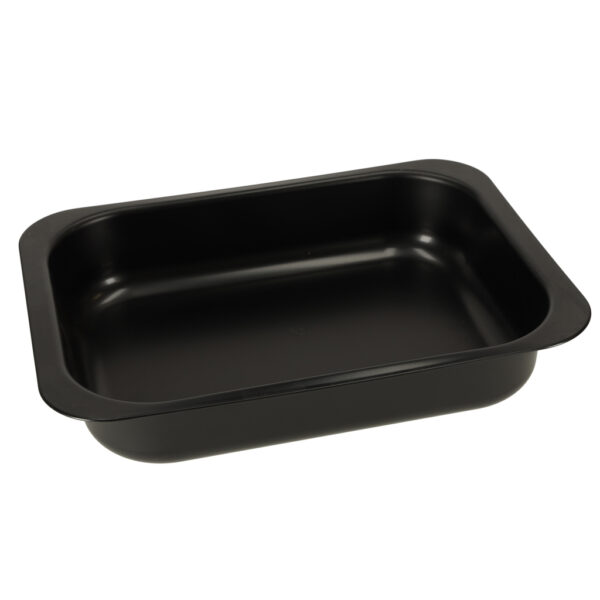 Blacha do pieczenia tortownica forma do ciast wypiekow uniwersalna 29cm x 22cm x 6cm czarna