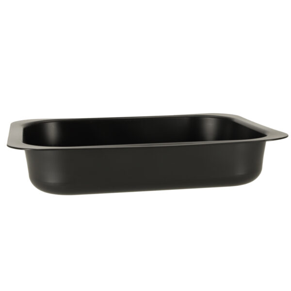 Blacha do pieczenia tortownica forma do ciast wypiekow uniwersalna 29cm x 22cm x 6cm czarna
