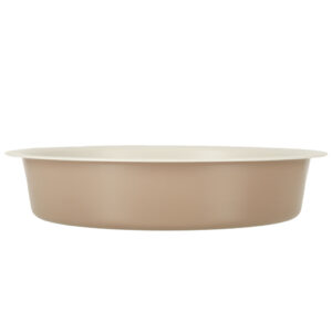 Blacha do pieczenia tortownica forma okragla do tortow tart guiche 26cm brazowa