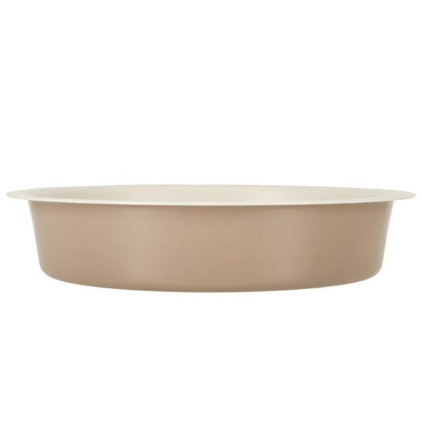 Blacha do pieczenia tortownica forma okragla do tortow tart guiche 26cm brazowa