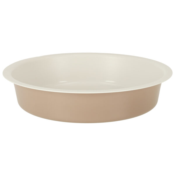 Blacha do pieczenia tortownica forma okragla do tortow tart guiche 26cm brazowa