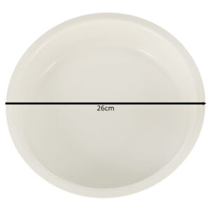 Blacha do pieczenia tortownica forma okragla do tortow tart guiche 26cm brazowa