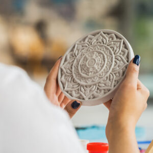CANDELLANA Kolorowanka gipsowa obraz 3D mandala